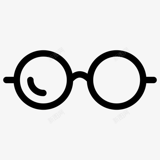 眼镜阅读眼镜模块图标svg_新图网 https://ixintu.com 产品 发布 图标 展示 模块 眼镜 线图 阅读