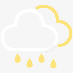二中天气库-52方案二-中雨高清图片