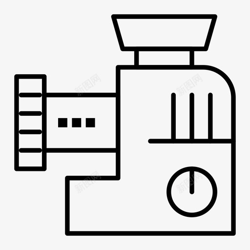 绞肉机厨房手册图标svg_新图网 https://ixintu.com 2月 v4 厨房 手册 收集 混合 界面 绞肉机 网络