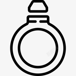 游戏戒指戒指游戏元素7直线型图标高清图片