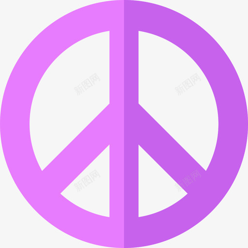和平标志女权主义6平淡图标svg_新图网 https://ixintu.com 和平 女权主义 平淡 标志