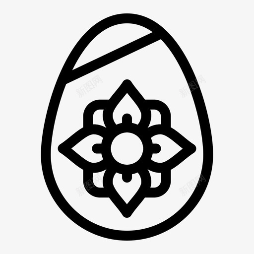 复活节彩蛋快乐的伊斯特堡线图标svg_新图网 https://ixintu.com 乐的 伊斯特 堡线 复活节 彩蛋 快乐