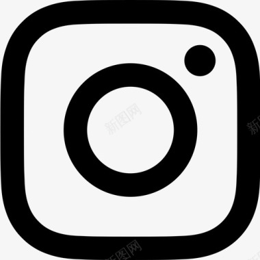 Instagram社交媒体87填充线性图标图标