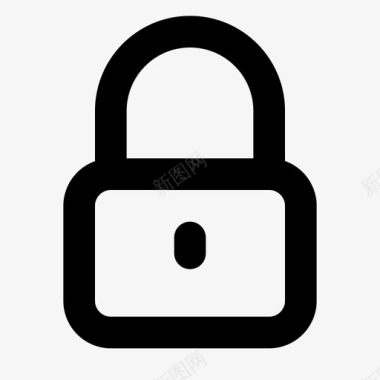 锁挂锁用户界面图标图标