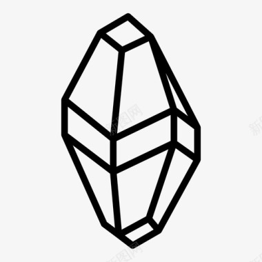 方解石晶体形态图标图标