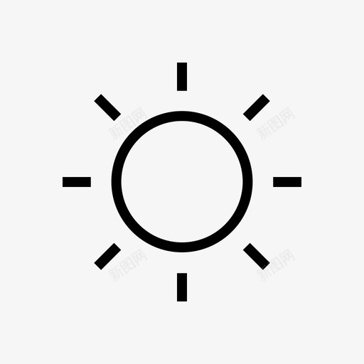 亮度亮度控制亮度等级图标svg_新图网 https://ixintu.com 亮度 光线 控制 摄影 等级 设备 阳光