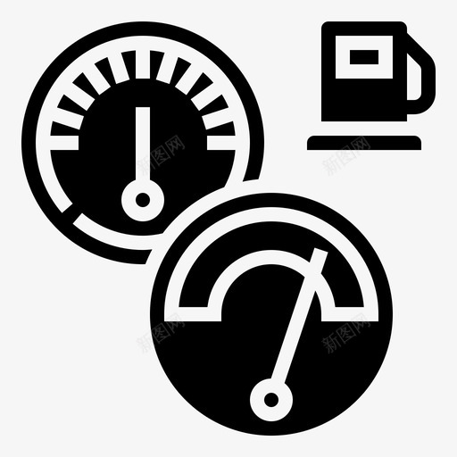 机油表测量压力图标svg_新图网 https://ixintu.com carpartsglyph 刻度 压力 机油 测量