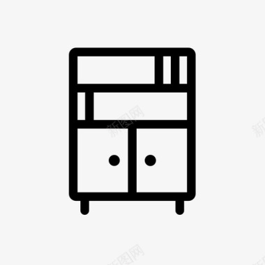 客厅货架书架家具图标图标