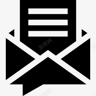 邮件博客作者和影响者18已填充图标图标