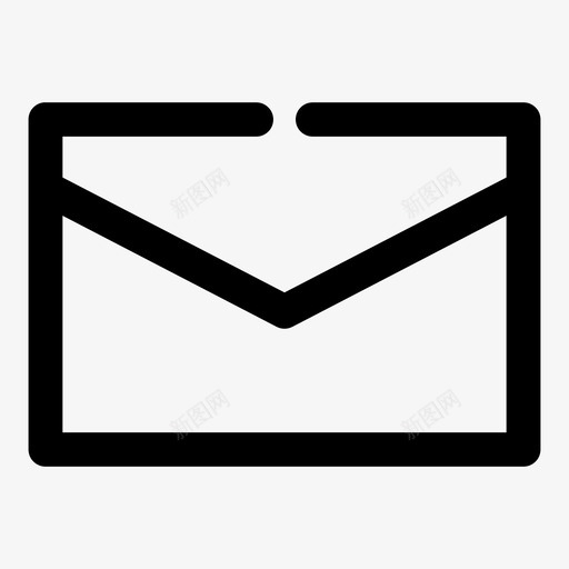 电子邮件信封信件图标svg_新图网 https://ixintu.com 信件 信封 媒体空白粗体 已打开 电子邮件 空白信封模版 纸张