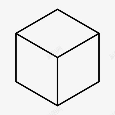 盒子容器立方体图标图标