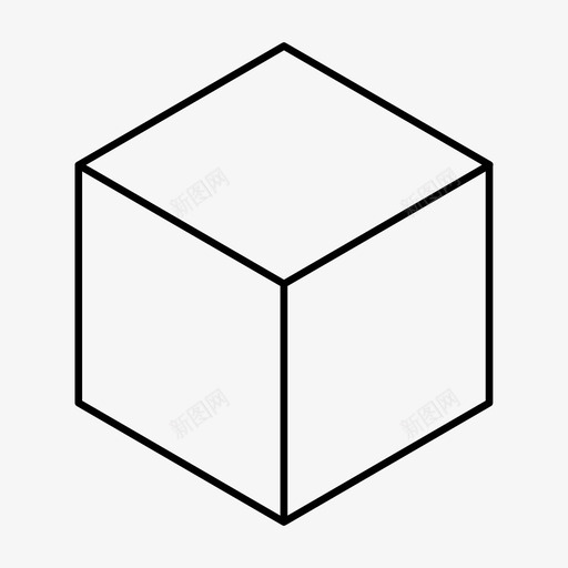 盒子容器立方体图标svg_新图网 https://ixintu.com 八角形 容器 盒子 立方体 等腰角