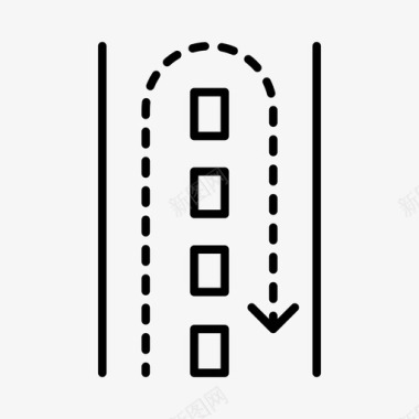 赛道健身马拉松图标图标