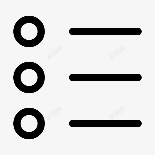 项目符号列表项目符号清单图标svg_新图网 https://ixintu.com 6px 位置 列表 搜索 清单 符号 选择 顶部 项目