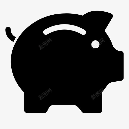生猪银行猪银行电子商务图标svg_新图网 https://ixintu.com 商店 猪银行 生猪银行 电子商务 电子商务精灵 货币