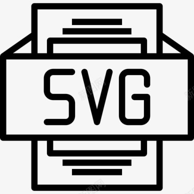 Svg文件类型3线性图标图标