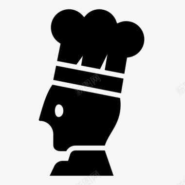 厨师厨房餐厅图标图标