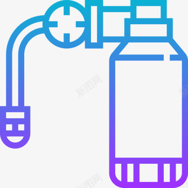 氧气罐潜水13梯度图标图标