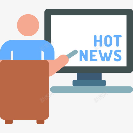 新闻新闻22彩色图标svg_新图网 https://ixintu.com 彩色 新闻 新闻22