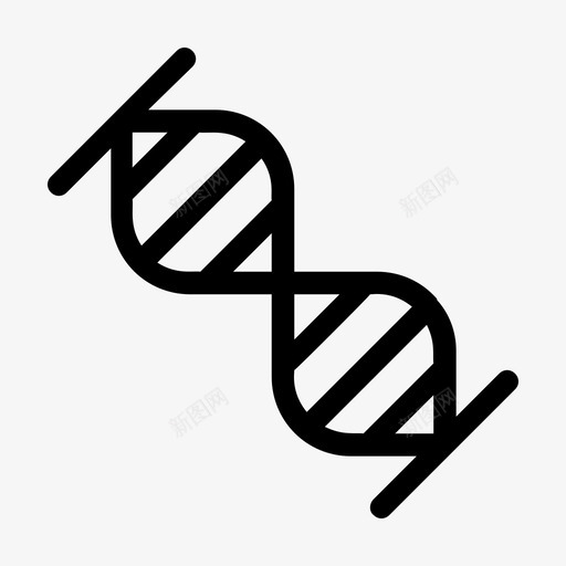 dna生物学遗传图标svg_新图网 https://ixintu.com dna 分子 基因链 心脏病发作线图标 生物学 疾病 糖尿病 遗传