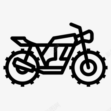 追踪器摩托车摩托车手车辆图标图标