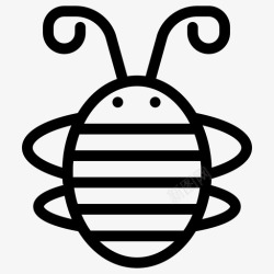 蜂虫蜜蜂虫子蜂虫图标高清图片
