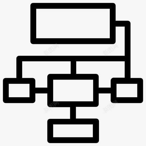 业务层次排名链公司系统图标svg_新图网 https://ixintu.com ab测试线图标 业务层次 公司系统 排名链 旅程图 用户流程 组织结构 组织结构图