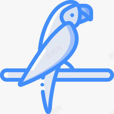 鹦鹉海盗生活4蓝色图标图标
