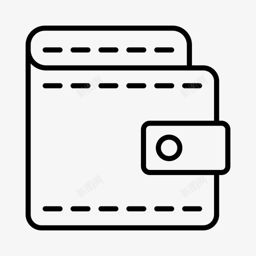 钱包物品现金图标svg_新图网 https://ixintu.com 保险箱 物品 现金 钱包