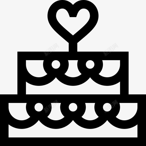 结婚蛋糕家庭生活26直系图标svg_新图网 https://ixintu.com 家庭生活 直系 结婚 蛋糕