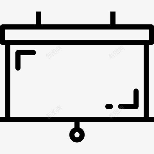 投影仪技术65线性图标svg_新图网 https://ixintu.com 技术65 投影仪 线性