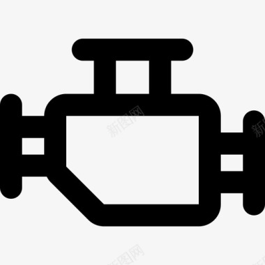 电机汽车零件5线性图标图标