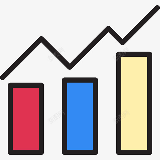 图表营销34线性颜色图标svg_新图网 https://ixintu.com 图表 线性 营销 颜色