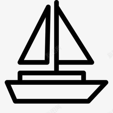 帆船渡船轮船图标图标