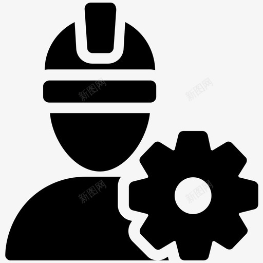 工程开发安全帽图标svg_新图网 https://ixintu.com 制造 在建 安全帽 工程 工程师 开发 机械 生产字形图标