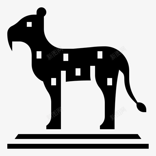 原始动物古代人物图标svg_新图网 https://ixintu.com 人物 动物 博物馆 原始 古代 模型