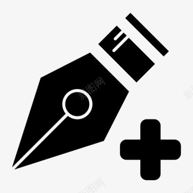 钢笔工具加钢笔工具图标图标