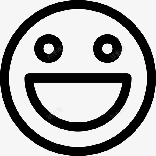 表情符号沟通129线性图标svg_新图网 https://ixintu.com 沟通 符号 线性 表情