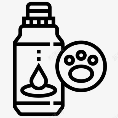 肥皂液清洁剂宠物图标图标