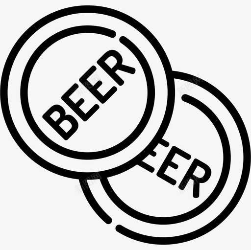 瓶盖啤酒节18直线型图标svg_新图网 https://ixintu.com 啤酒节18 瓶盖 直线型
