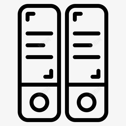 活页夹文件办公室图标svg_新图网 https://ixintu.com 办公室 办公文具线 文件 文具 活页夹