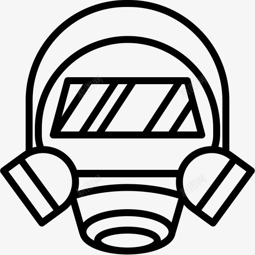 防护面罩空气pm25图标svg_新图网 https://ixintu.com pm25 世界 污染 空气 防护 面罩