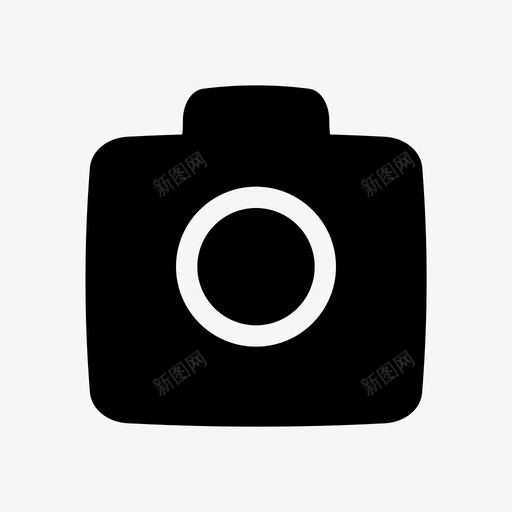 相机设备无镜图标svg_新图网 https://ixintu.com 口袋 无镜 流行图标glyphsolid 相机 设备