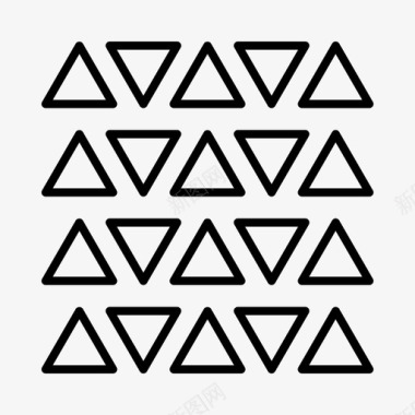 三角形图案装饰图案几何图案图标图标