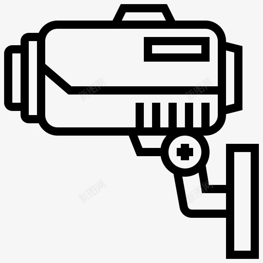 摄像电路闭合图标svg_新图网 https://ixintu.com 帮助 摄像 支持 热线 电路 视频 闭合