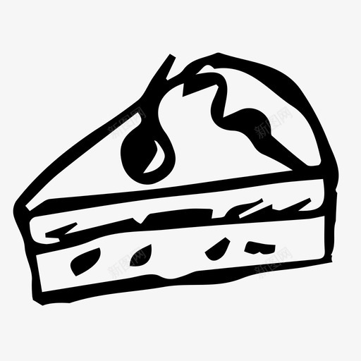 蛋糕蛋糕店生日蛋糕图标svg_新图网 https://ixintu.com 涂鸦 生日蛋糕 蛋糕 蛋糕店 食物