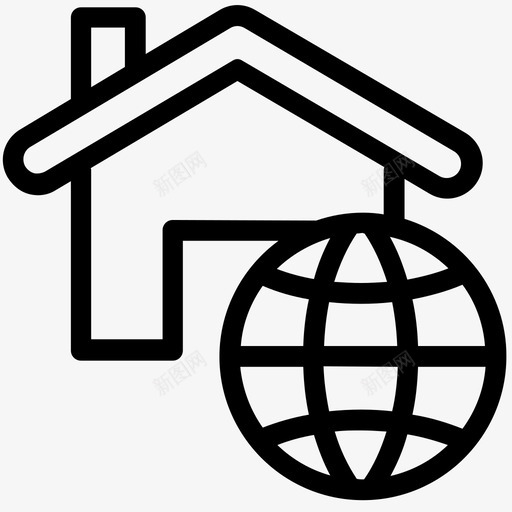 全球房地产建筑公司图标svg_新图网 https://ixintu.com 全球 公司 建筑 房地产 房屋 概述