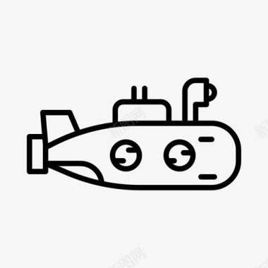 潜艇海军海洋图标图标