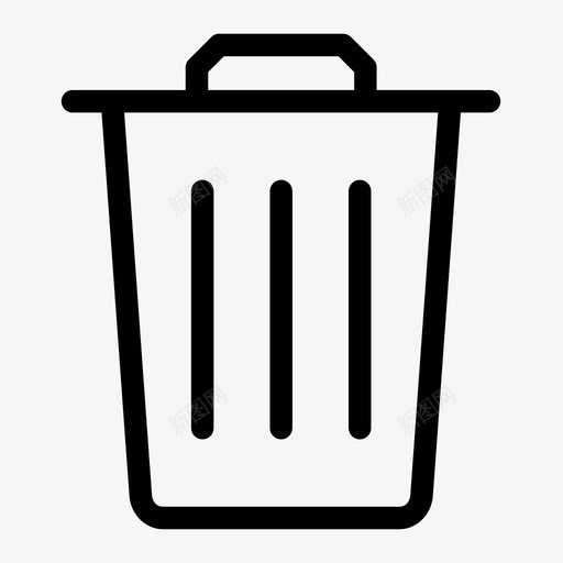 垃圾桶移除随机12个介质图标svg_新图网 https://ixintu.com 12个 介质 垃圾桶 移除 随机