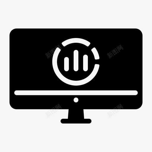分析计算机图表图标svg_新图网 https://ixintu.com 互联网 优化 分析 图表 字形 报告 搜索引擎 营销 计算机